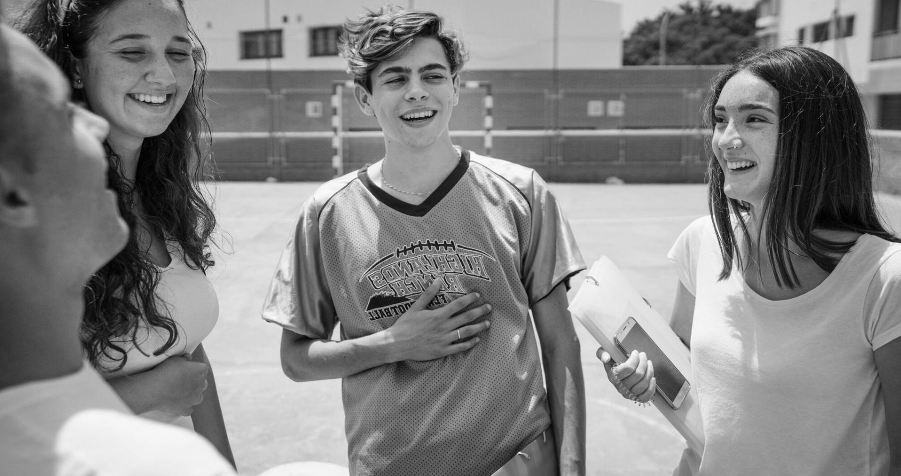 Sales team collaborating on strategy